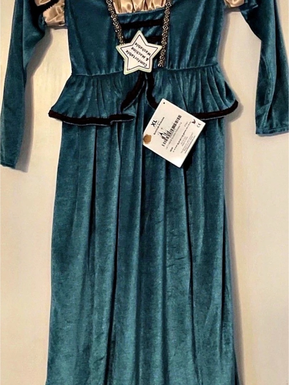 Scottish Princess Velvet Renaissance Dress XL NWT